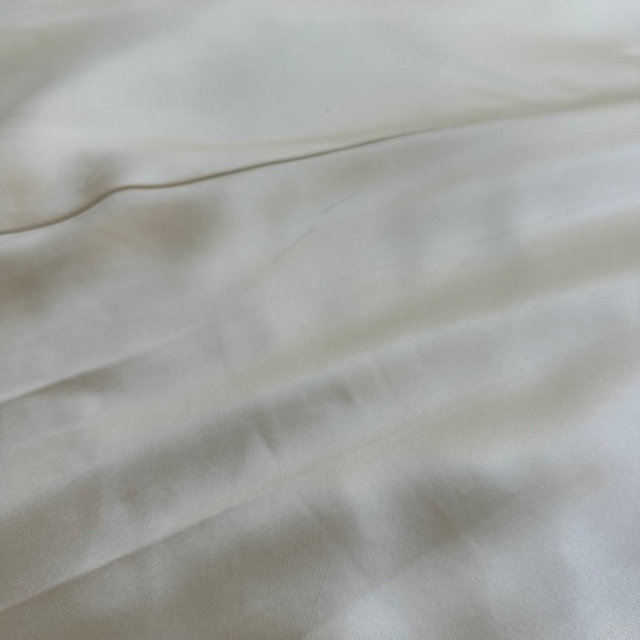 Reformation Pernille Ivory Silk Dress White Wedding Tie Sleeve SMALL - with tag - Picture 8 of 14